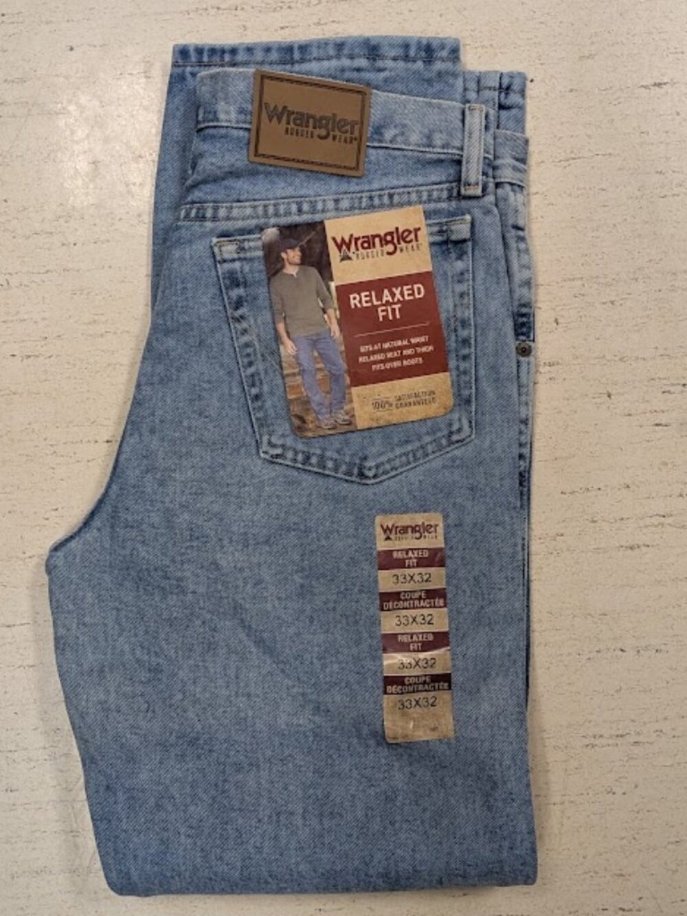 Wrangler Rugged Wear Relaxed Fit Jean 33x32